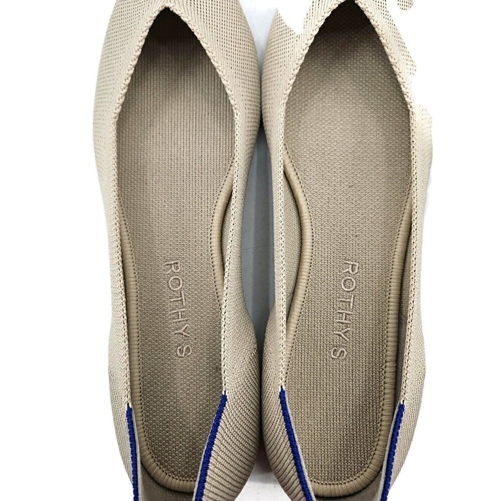 New Rothy's The Point Shoes Womens 10 Ecru Rothys Slip Ons - Picture 10 of 13